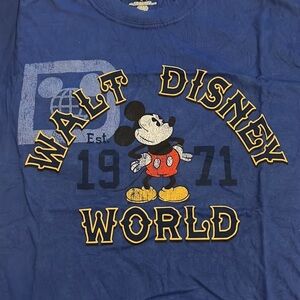 Mens blue Mickey Mouse Tee